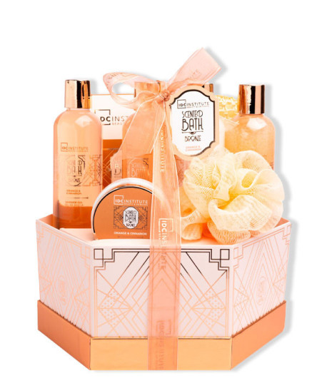 SCENTED BATH BRONZE CESTA SET 8 PIEZAS