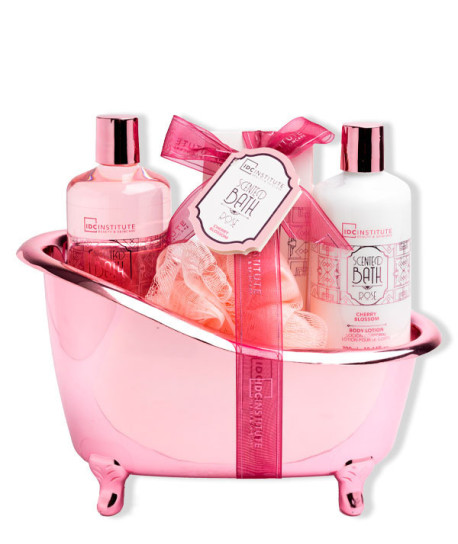 SCENTED BATH ROSE BAÑERA SET 4 PIEZAS
