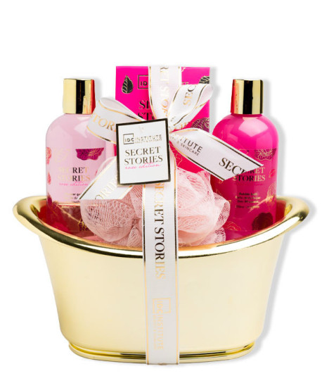 SECRET STORIES ROSE EDITION CESTA SET 4 PIEZAS