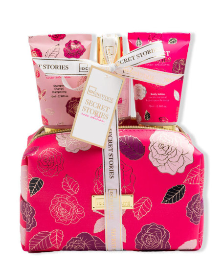 SECRET STORIES ROSE EDITION WASH BAG SET 4 PIEZAS
