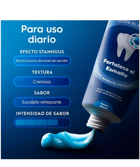 ADVANCED FORTALECE EL ESMALTE PASTA DENTAL DUPLO