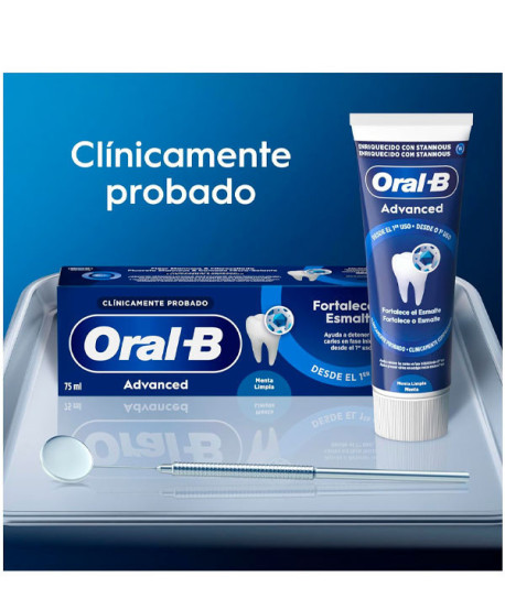 ADVANCED FORTALECE EL ESMALTE PASTA DENTAL DUPLO
