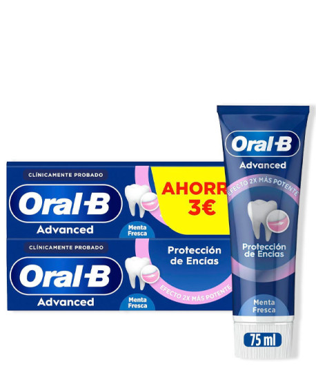 ADVANCED PROTECCIÓN DE ENCÍAS PASTA DENTAL DUPLO