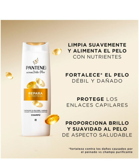 ACTIVE NUTRI PLEX REPARA Y PROTEGE CHAMPÚ DUPLO