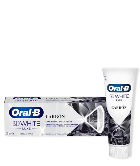 3D WHITE LUXE POLVO DE CARBÓN PASTA DENTAL