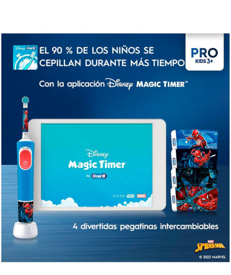 SPIDERMAN PRO KIDS CEPILLO ELÉCTRICO