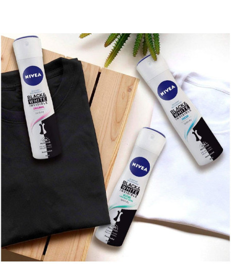 BLACK & WHITE INVISIBLE ACTIVE DEO SPRAY