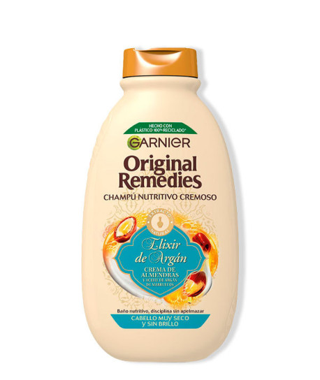 ORIGINAL REMEDIES CHAMPÚ NUTRITIVO CREMOSO ELIXIR ARGÁN