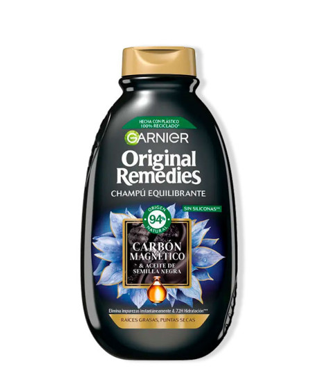 ORIGINAL REMEDIES CARBÓN MAGNÉTICO CHAMPÚ EQUILIBRANTE