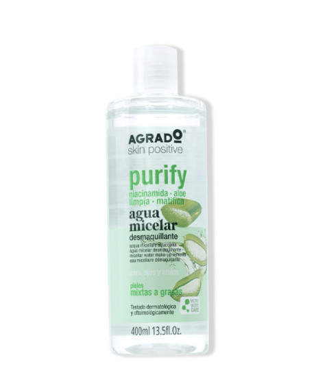 PURIFY AGUA MICELAR DESMAQUILLANTE