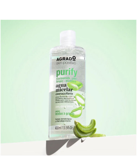 PURIFY AGUA MICELAR DESMAQUILLANTE