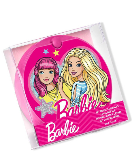 BARBIE SET DE BRILLOS LABIALES EN POLVERA