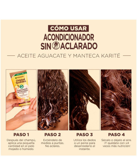 ORIGINAL REMEDIES ACONDICIONADOR AGUACATE