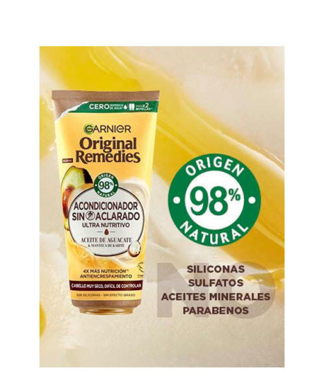 ORIGINAL REMEDIES ACONDICIONADOR AGUACATE