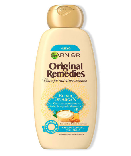 ORIGINAL REMEDIES ELIXIR ARGÁN CHAMPÚ NUTRITIVO CREMOSO