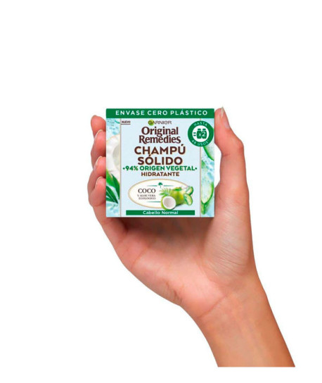 ORIGINAL REMEDIES CHAMPÚ SÓLIDO DE COCO