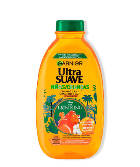 LION KING ULTRA SUAVE CHAMPÚ NIÑOS 2 EN 1 ALBARICOQUE