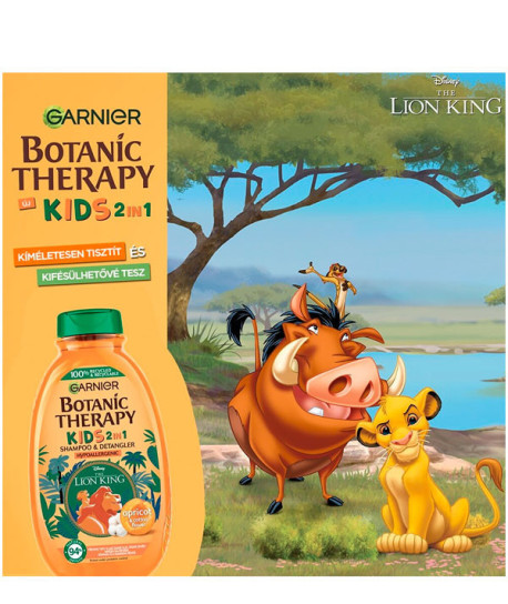 LION KING ULTRA SUAVE CHAMPÚ NIÑOS 2 EN 1 ALBARICOQUE