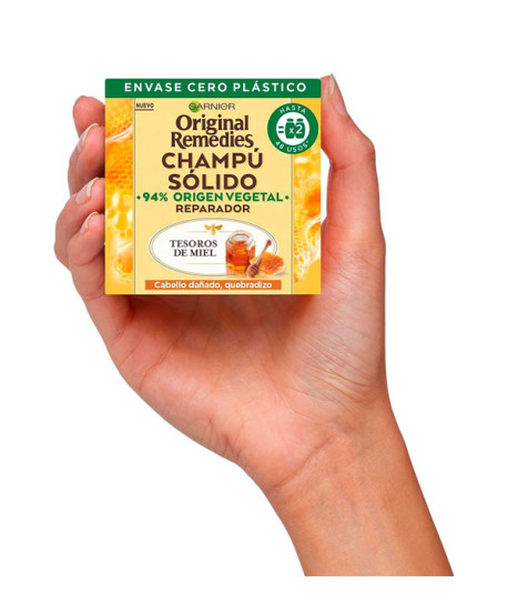 ORIGINAL REMEDIES CHAMPÚ SÓLIDO TESOROS DE MIEL