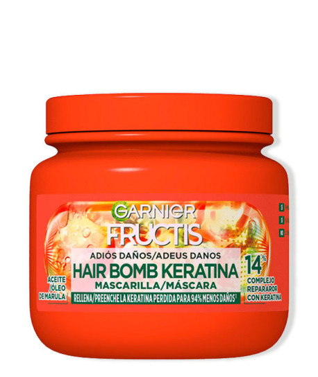 FRUCTIS ADIÓS DAÑOS HAIR BOMB KERATINA MASCARILLA