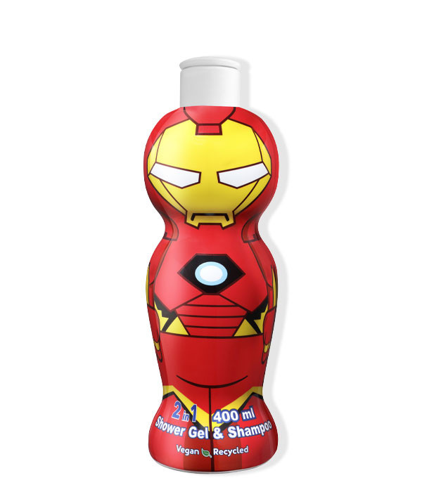 IRON MAN GEL Y CHAMPÚ 2 EN 1