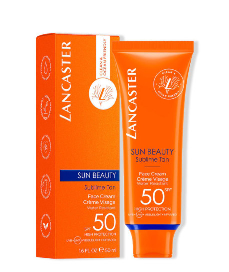 SUN BEAUTY SUBLIME TAN FACE CREAM SPF50
