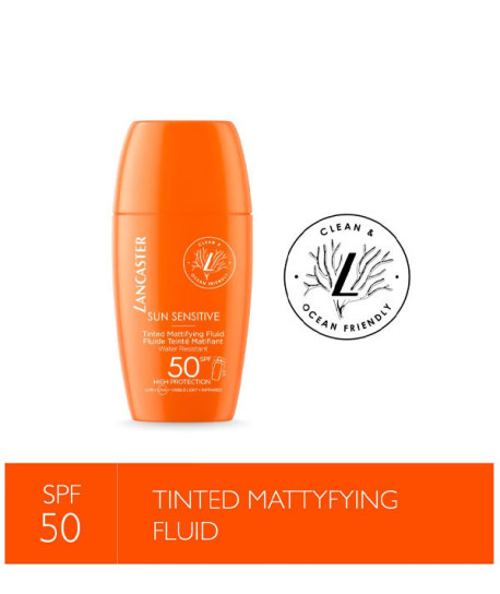 SUN SENSITIVE TINTED MATTIFYING FLUID SPF50