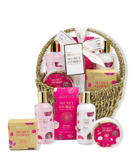 SECRET STORIES HANDLE BASKET 5 PIEZAS