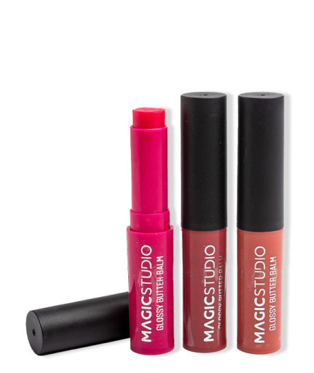 MAGIC STUDIO COLORFUL TRIPLE BUTTER BALM SET