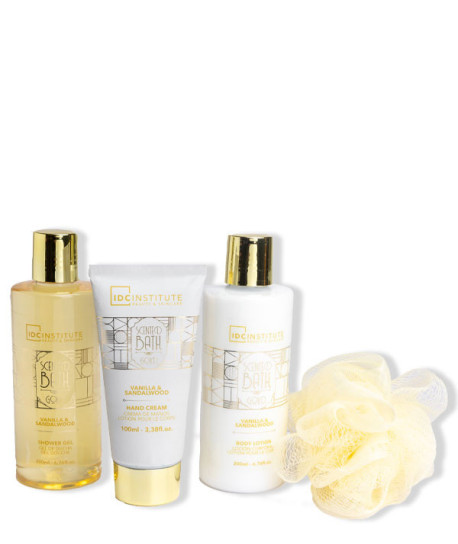 SCENTED BATH GOLD SET 4 PIEZAS
