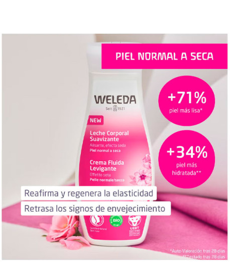 LECHE CORPORAL SUAVIZANTE ROSA MOSQUETA