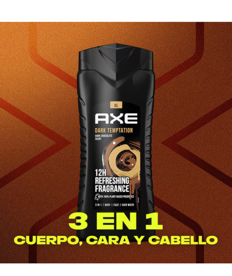 AXE DARK TEMPTATION GEL 3 EN 1