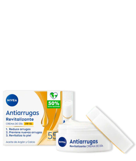 ANTIARRUGAS REVITALIZANTE 55+ CREMA DÍA FP15