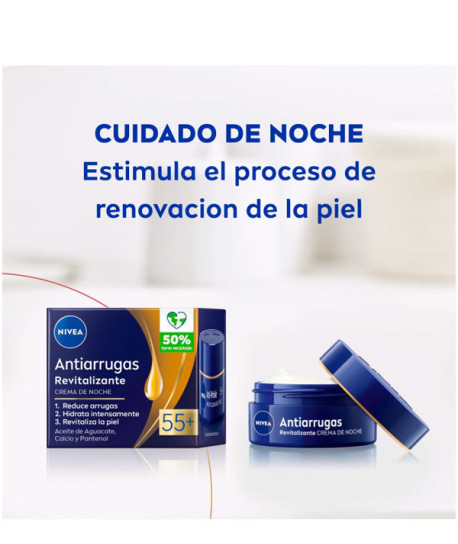ANTIARRUGAS REVITALIZANTE 55+ CREMA NOCHE