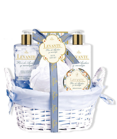 CESTA DE BAÑO AROMA NARANJA Y AZAHAR