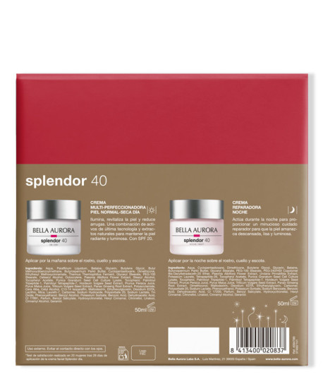 PACK SPLENDOR 40 RITUAL DIARIO PIEL NORMAL/SECA