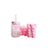 SET DE BAÑO JARRA DE CRISTAL MARSHMALLOWS