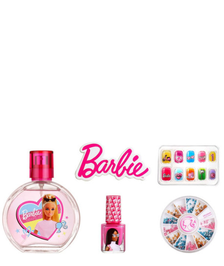 BARBIE SET REGALO COLONIA Y KIT MANICURA