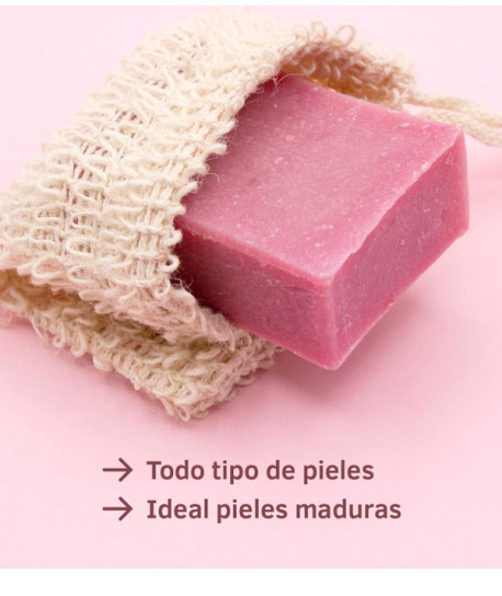 JABÓN NATURAL ROSA MOSQUETA