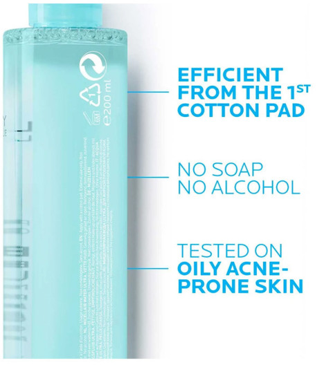 EFFACLAR AGUA MICELAR ULTRA PIEL GRASA