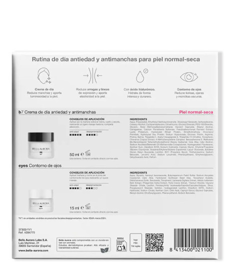 B7 CREMA DE DÍA PIEL NORMAL/SECA ESTUCHE