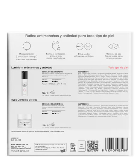 LUMIDERM ANTIMANCHAS ANTIEDAD ESTUCHE