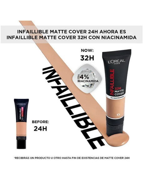 INFALLIBLE 32H MATTE COVER