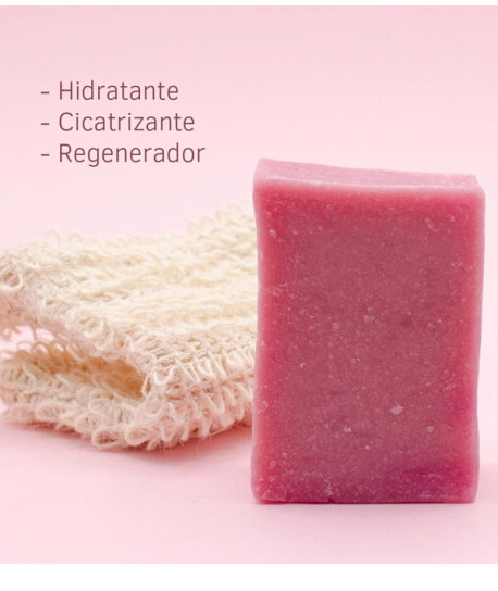 JABÓN NATURAL ROSA MOSQUETA
