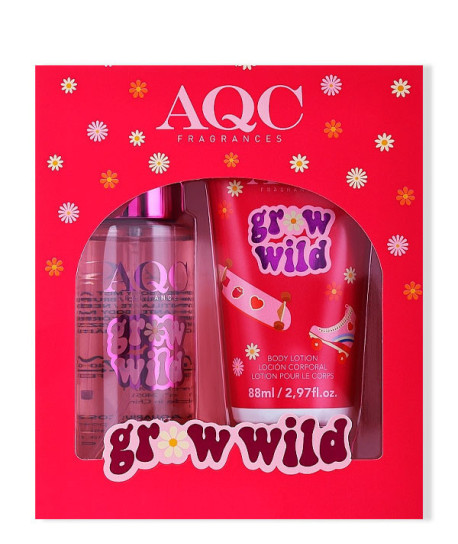 AQC CHOOSE HAPPY, GOOD VIBES, GROW WILD SET
