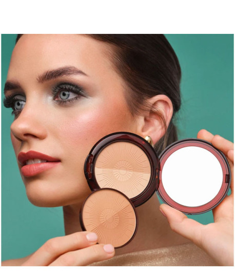 BRONZING POWDER COMPACT LONG-LASTING