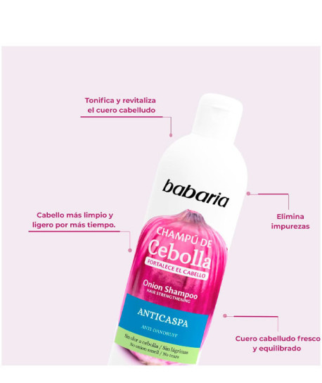 CHAMPÚ DE CEBOLLA ANTICASPA