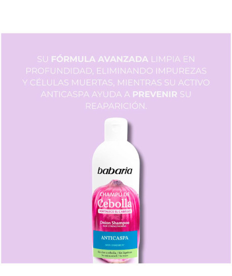 CHAMPÚ DE CEBOLLA ANTICASPA