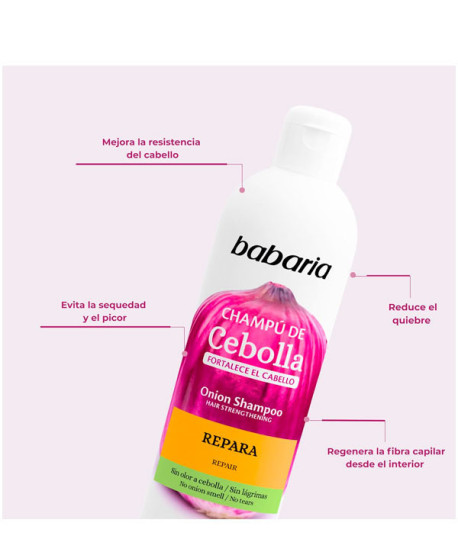 CHAMPÚ DE CEBOLLA REPARADOR