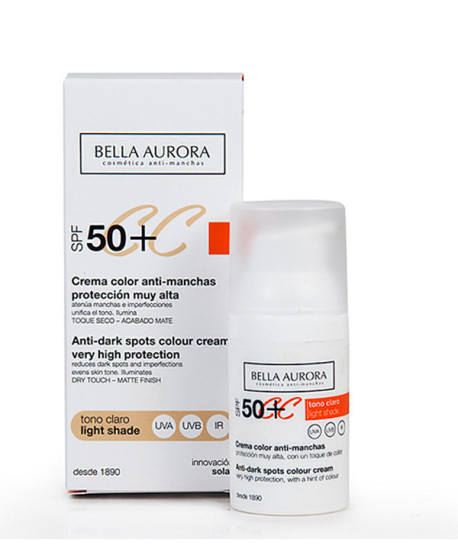 CREMA COLOR ANTI-MANCHAS SPF50+